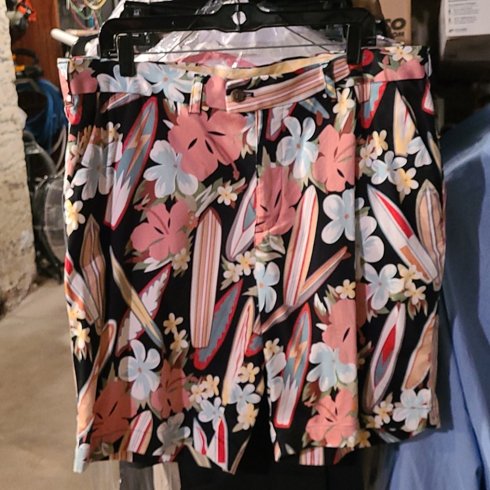Loud Mouth Floral Golf Shorts